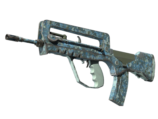 Souvenir FAMAS | Cyanospatter (Field-Tested)