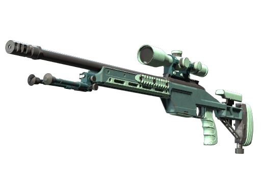 Souvenir SSG 08 | Blue Spruce (Well-Worn)