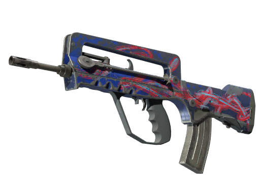 StatTrak™ FAMAS | Afterimage (Well-Worn)