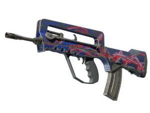 StatTrak™ FAMAS | Afterimage (Well-Worn)