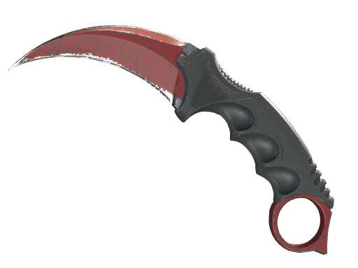 ★ Karambit | Crimson Web (Well-Worn)