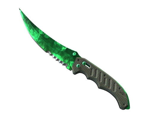 ★ StatTrak™ Flip Knife | Gamma Doppler Emerald (Factory New)