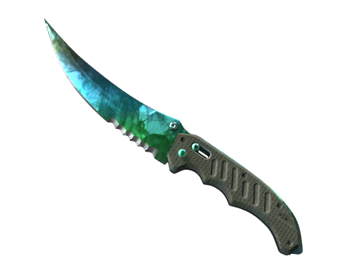 ★ StatTrak™ Flip Knife | Gamma Doppler Phase 3 (Factory New)