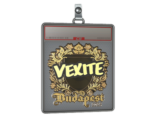 Sticker Slab: vexite (Gold) | Budapest 2025