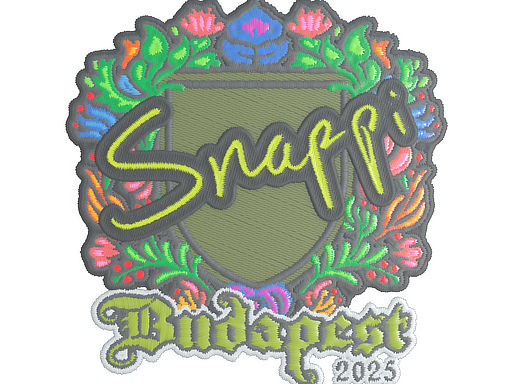 Snappi (Embroidered) | Budapest 2025