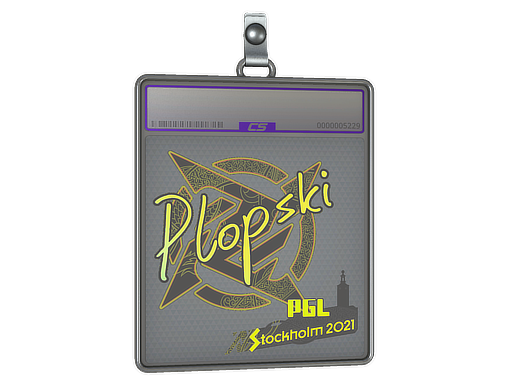 Sticker Slab: Plopski (Holo) | Stockholm 2021
