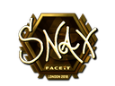 Snax (Gold) | London 2018