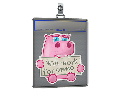 Sticker Slab: Work For Ammo