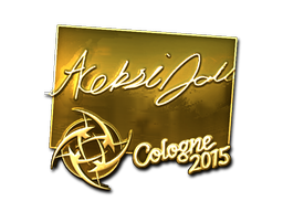allu (Gold) | Cologne 2015