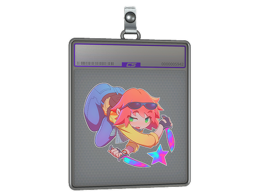 Sticker Slab: Kawaii T (Holo)